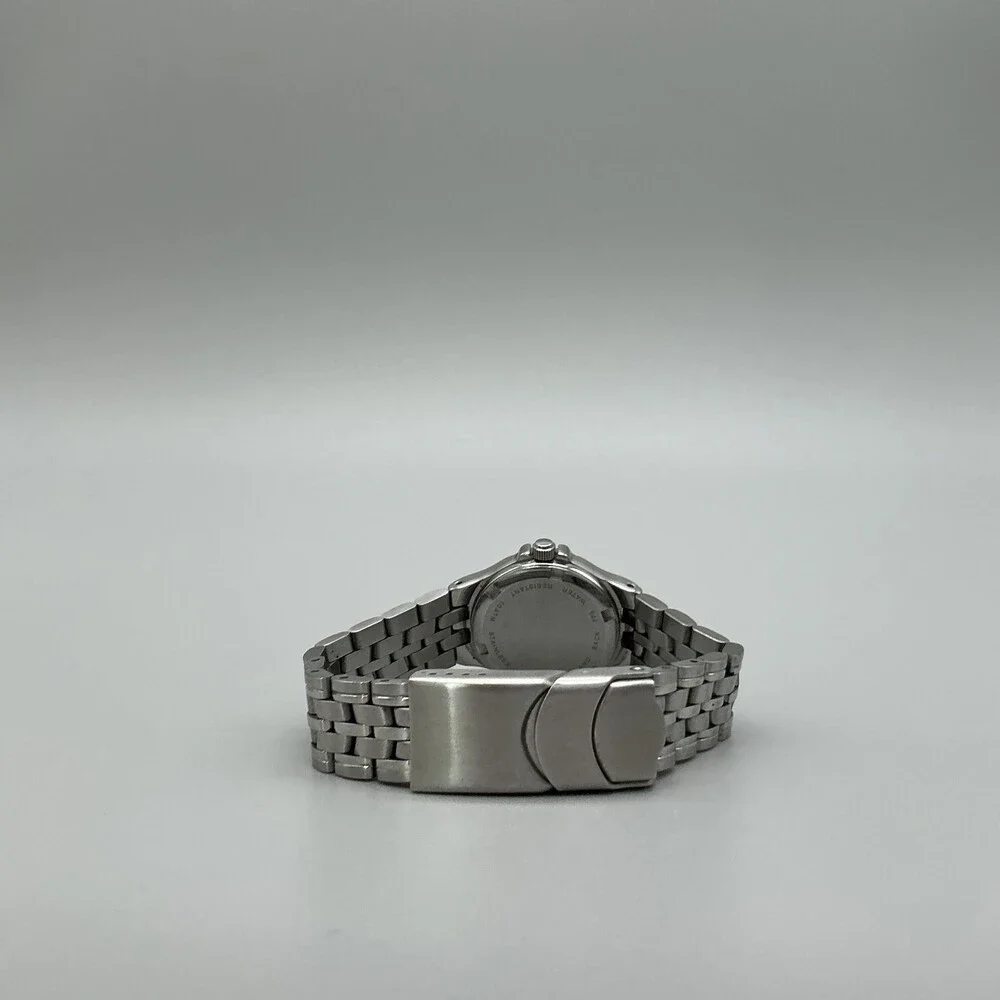 Helms Womens Watch 25mm Silver Tone Stainless 10 ATM Date New Battery 5.75